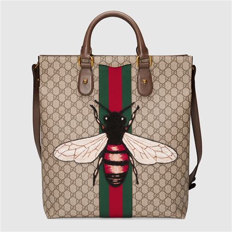 gucci small bee tote|Gucci sunglasses bee collection.